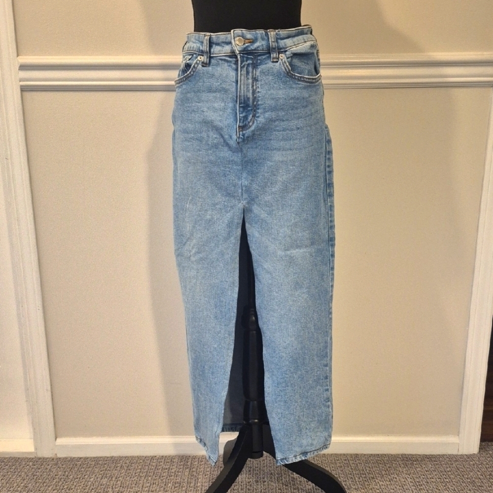 JOE FRESH Custom Denim Jean Maxi skirt - 27
